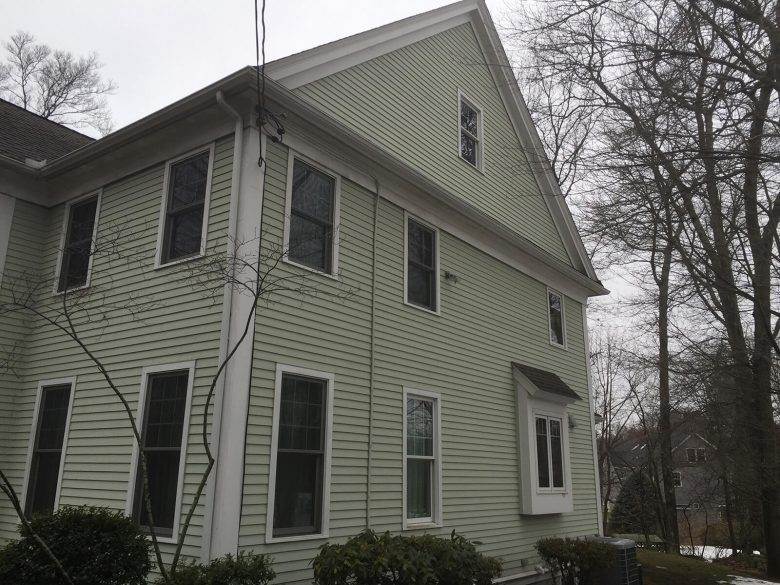 Previously neutral toned exterior in Lexington, MA