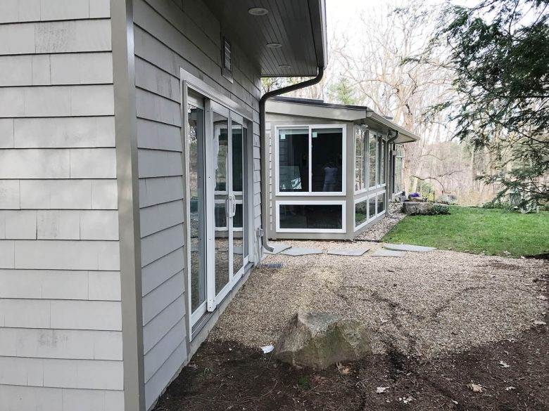 Cedar Siding Painted in Lincoln, MA