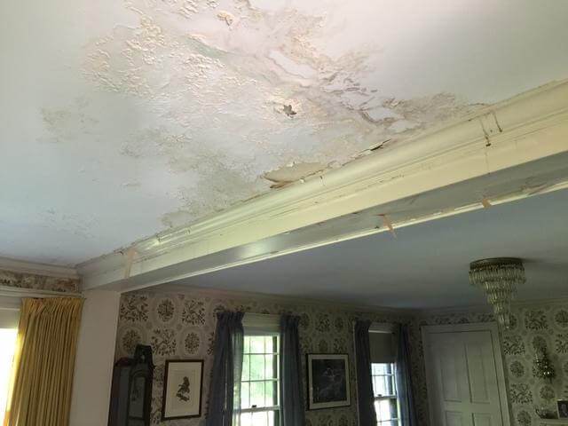 Interior Repairs Before in Lincoln, MA