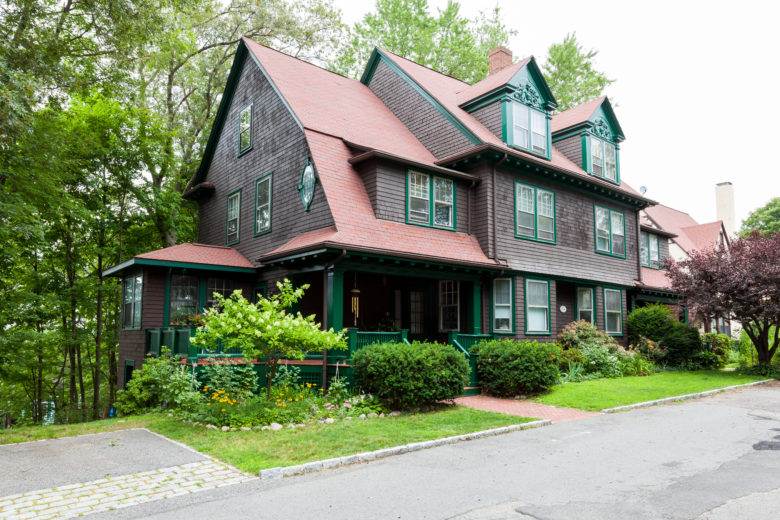 Exterior Painting of Historical Home in West Newton, MA