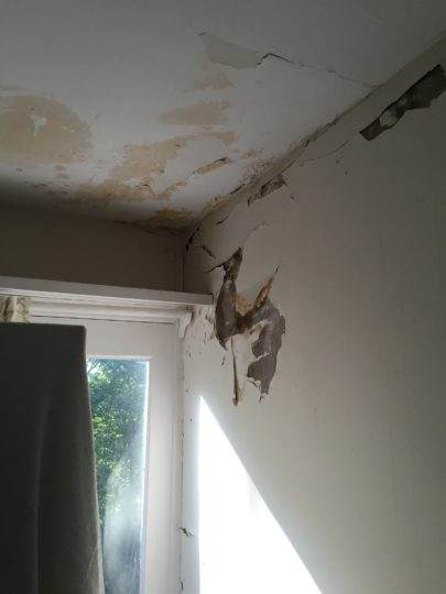 Interior Repairs Before in Arlington, MA