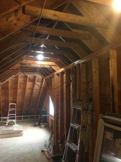 Previously unused attic space in Sudbury, MA