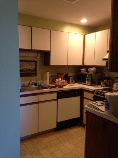 Kitchen Remodel Before in Newton