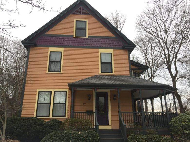 Exterior Painting Before in Newton Upper Falls, MA