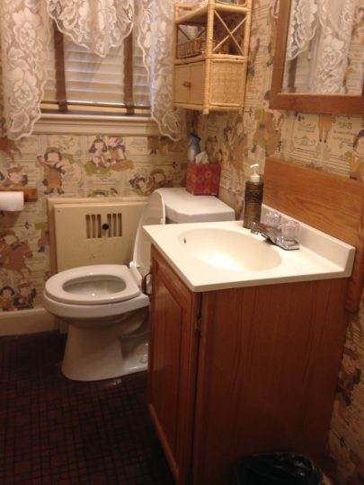 Bathroom Remodel Before in Waban, MA