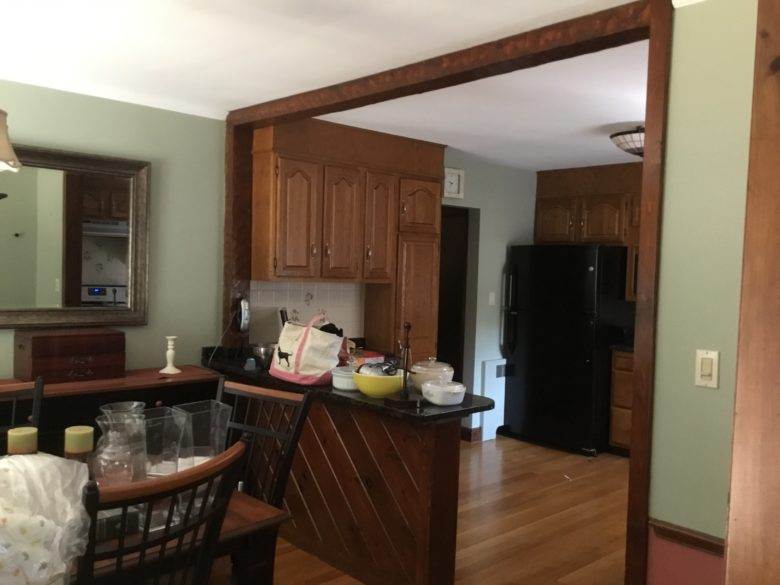 Kitchen Remodel Before in Waltham