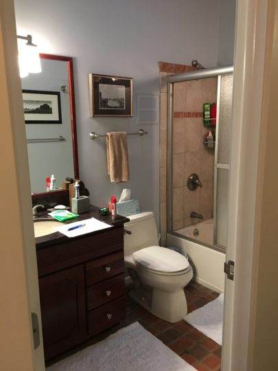 Bathroom Remodel Before in Sudbury, MA