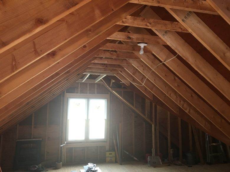 Previously unused attic space in Sudbury, MA