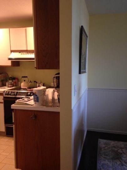 Kitchen Remodel Before in Newton