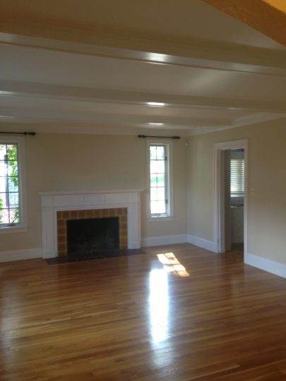 Living Room Before in Belmont, MA