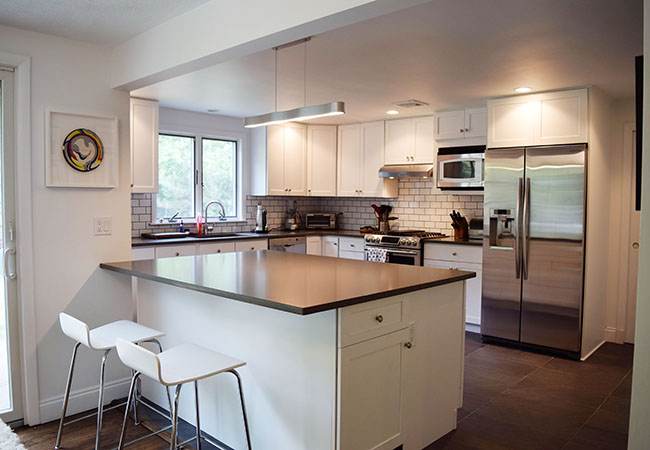 Kitchen Remodel After in Needham Heights, MA