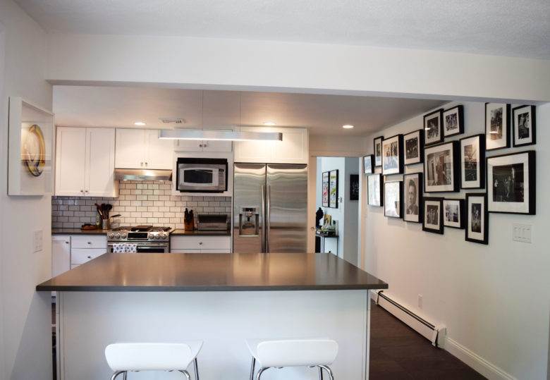 Kitchen Remodel After in Needham Heights