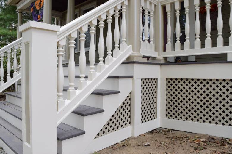Porch Rebuild After in Auburndale, MA