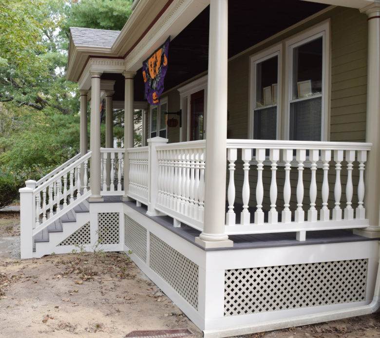 Porch Rebuild After in Auburndale, MA