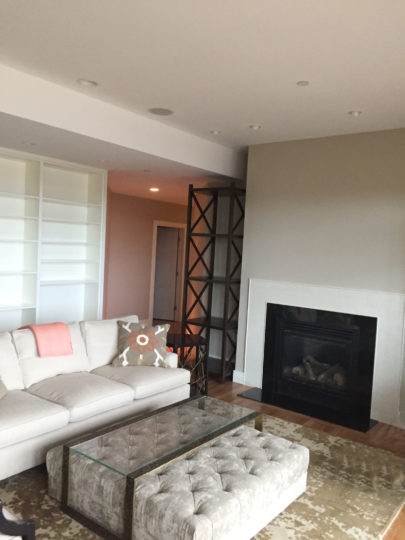 Interior Living Room Painting in Chestnut Hill, MA