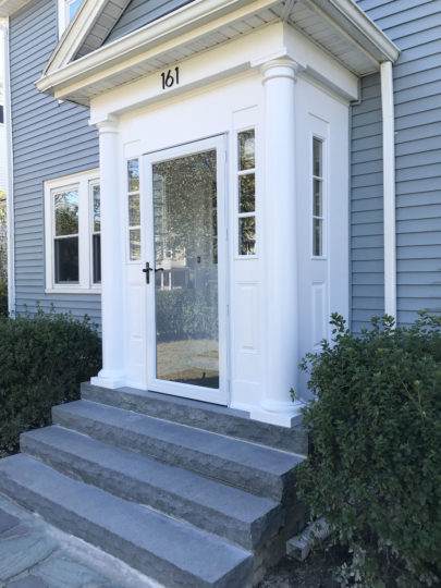 Front Entrance Rebuild in West Newton, MA