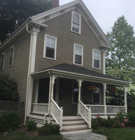 Exterior Painting Before in Needham, MA