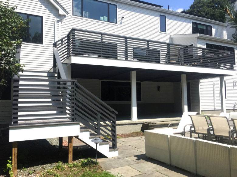 Deck Construction After in Wellesley Hills