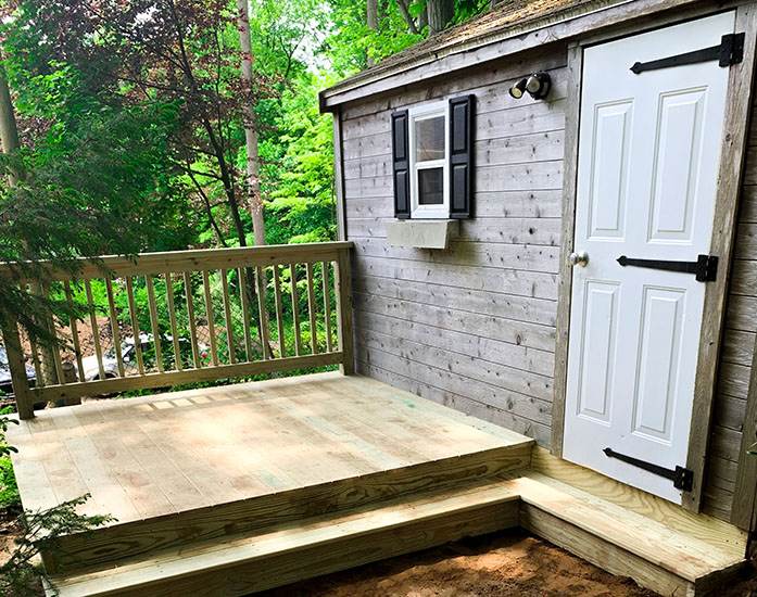 New deck in Winchester, MA