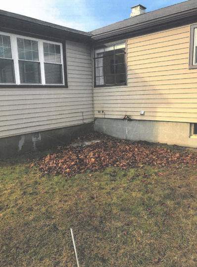 Previously unused outdoor space in Newton Center, MA