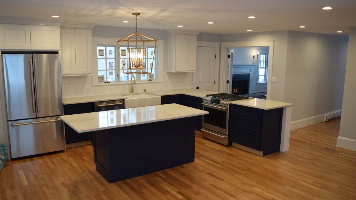 Open Floor Plan Kitchen Remodel in Needham, MA