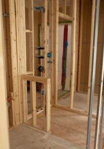 Newton Bathroom Remodel Framing