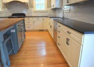 Kitchen Remodeling Painting Cabinets in Bedford, MA